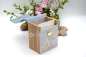 Preview: Klötzchenbox ca. 13,5x21,5x9,5 cm | Einband Designpapier maritim | Art. Nr. 97040510